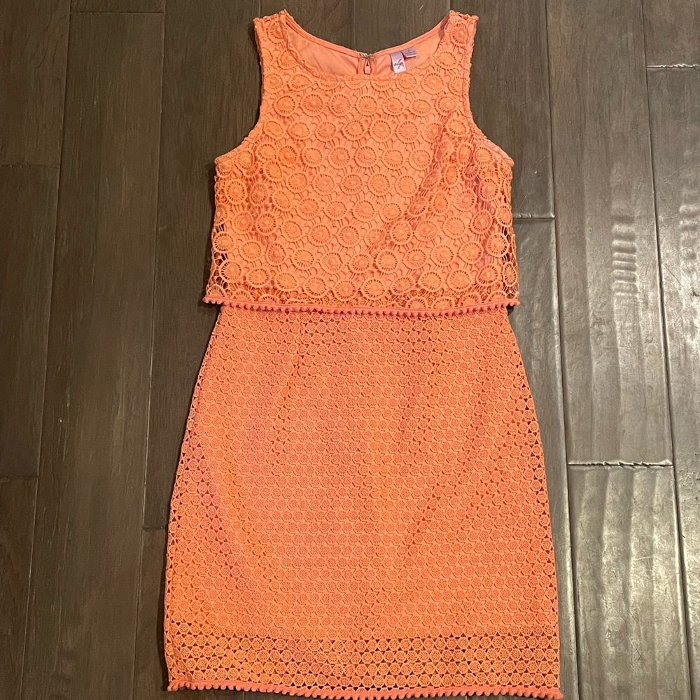 Coral / Peach Summer Dress